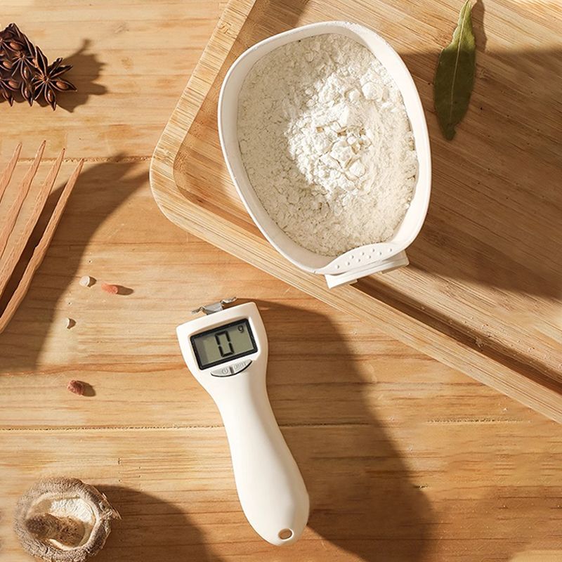 ChefEase™ Digital Måleskje med LCD-skjerm | Elektronisk Skjevekt med 1 g Presisjon