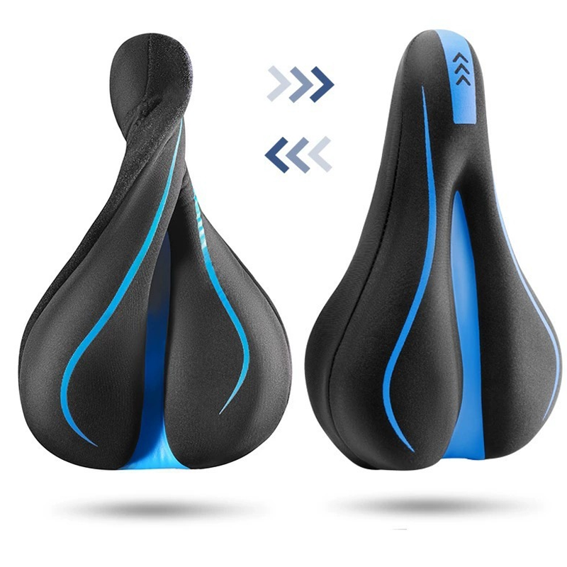 NovaPulse™ Ergonomisk Sykkelsetetrekk i Silikon | Støtdempende & Mykt