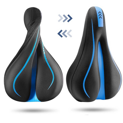 NovaPulse™ Ergonomisk Sykkelsetetrekk i Silikon | Støtdempende & Mykt