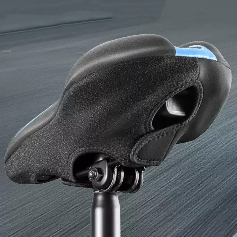 NovaPulse™ Ergonomisk Sykkelsetetrekk i Silikon | Støtdempende & Mykt
