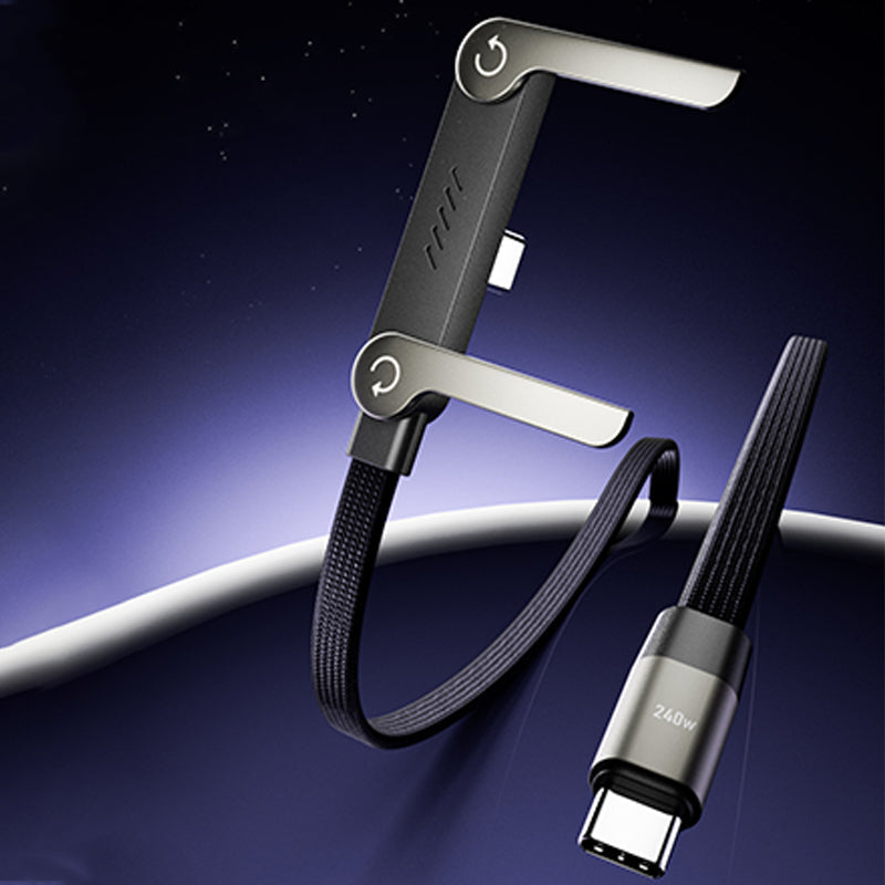 FISHING™ Multifunksjonell Ladekabel med Justerbar Mobilholder | Hurtiglading