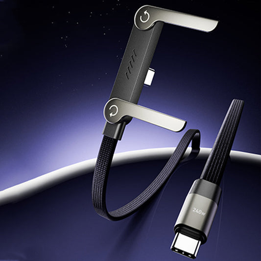 FISHING™ Multifunksjonell Ladekabel med Justerbar Mobilholder | Hurtiglading