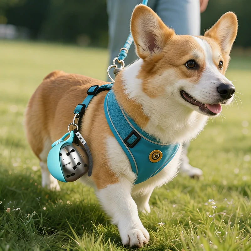 Bærbar og lekkasjesikker vannflaske til hund
