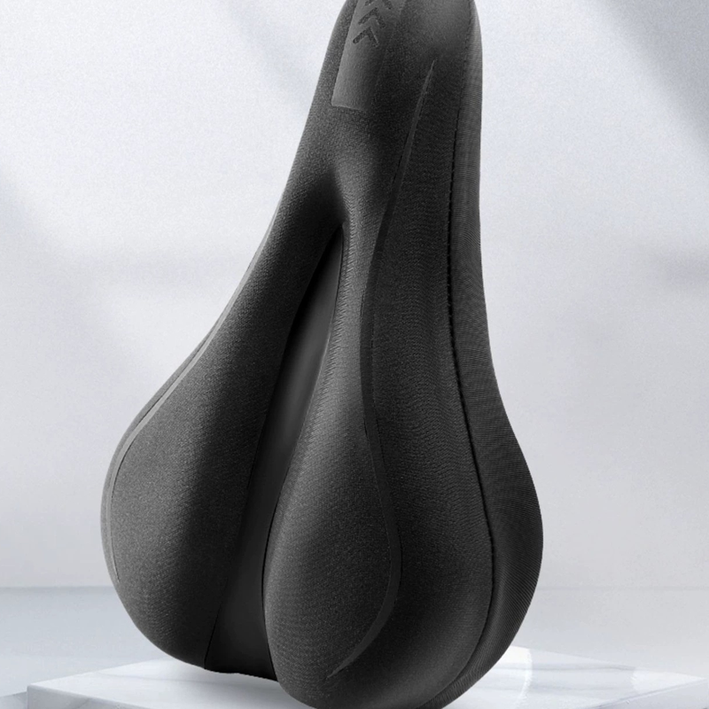 NovaPulse™ Ergonomisk Sykkelsetetrekk i Silikon | Støtdempende & Mykt