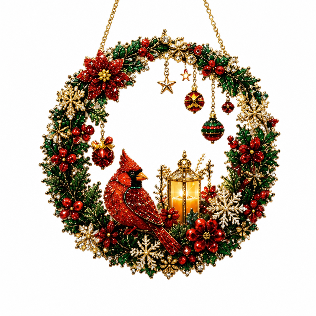 VaraLiving™ DIY diamantmaleri-sett til jul