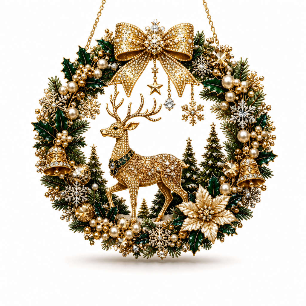 VaraLiving™ DIY diamantmaleri-sett til jul