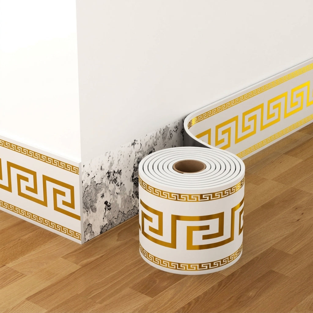 VaraLiving™ Selvklebende vegg- og kantlist – Slitesterk PVC med enkel montering