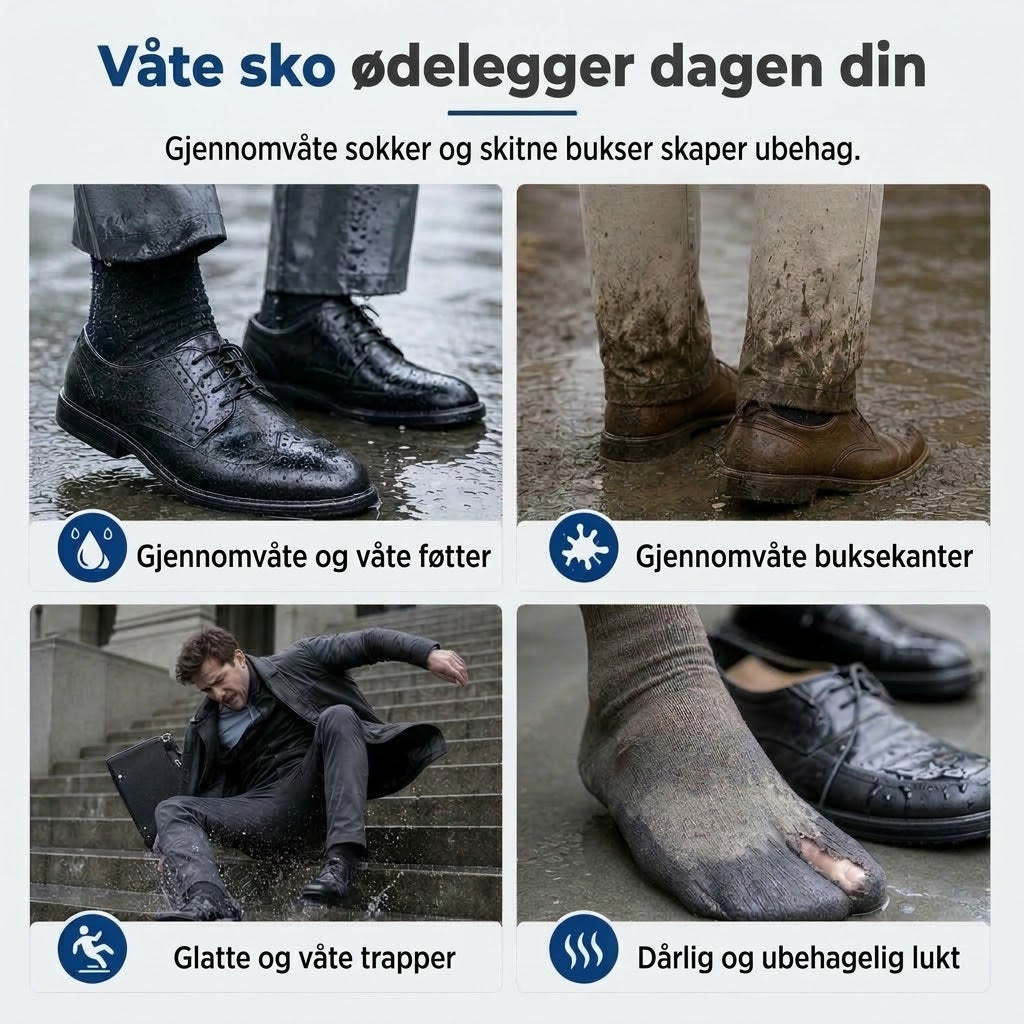 VaraLiving™ Vanntette silikonskotrekk – Praktiske skotrekk mot regn og sø