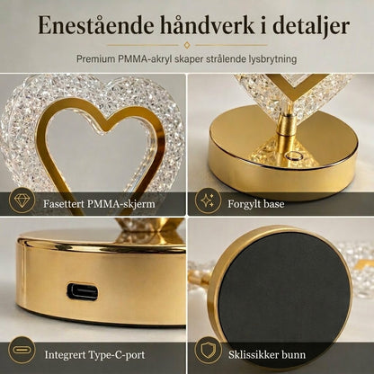 VaraLiving™ Geometrisk krystall nattlampe
