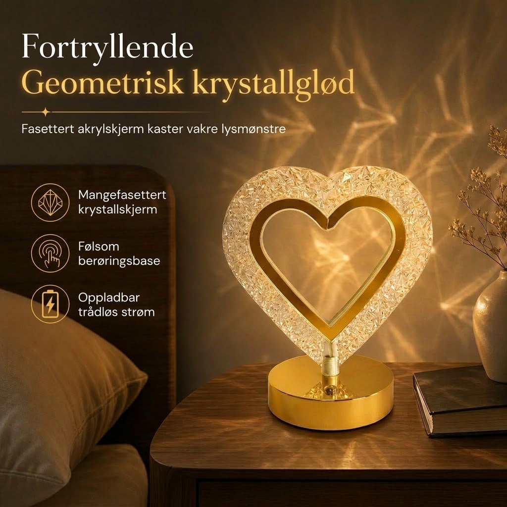 VaraLiving™ Geometrisk krystall nattlampe