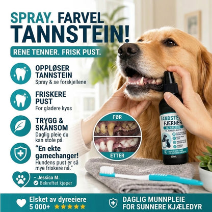 VaraLiving™ Skånsom tannpleiespray til kjæledyr