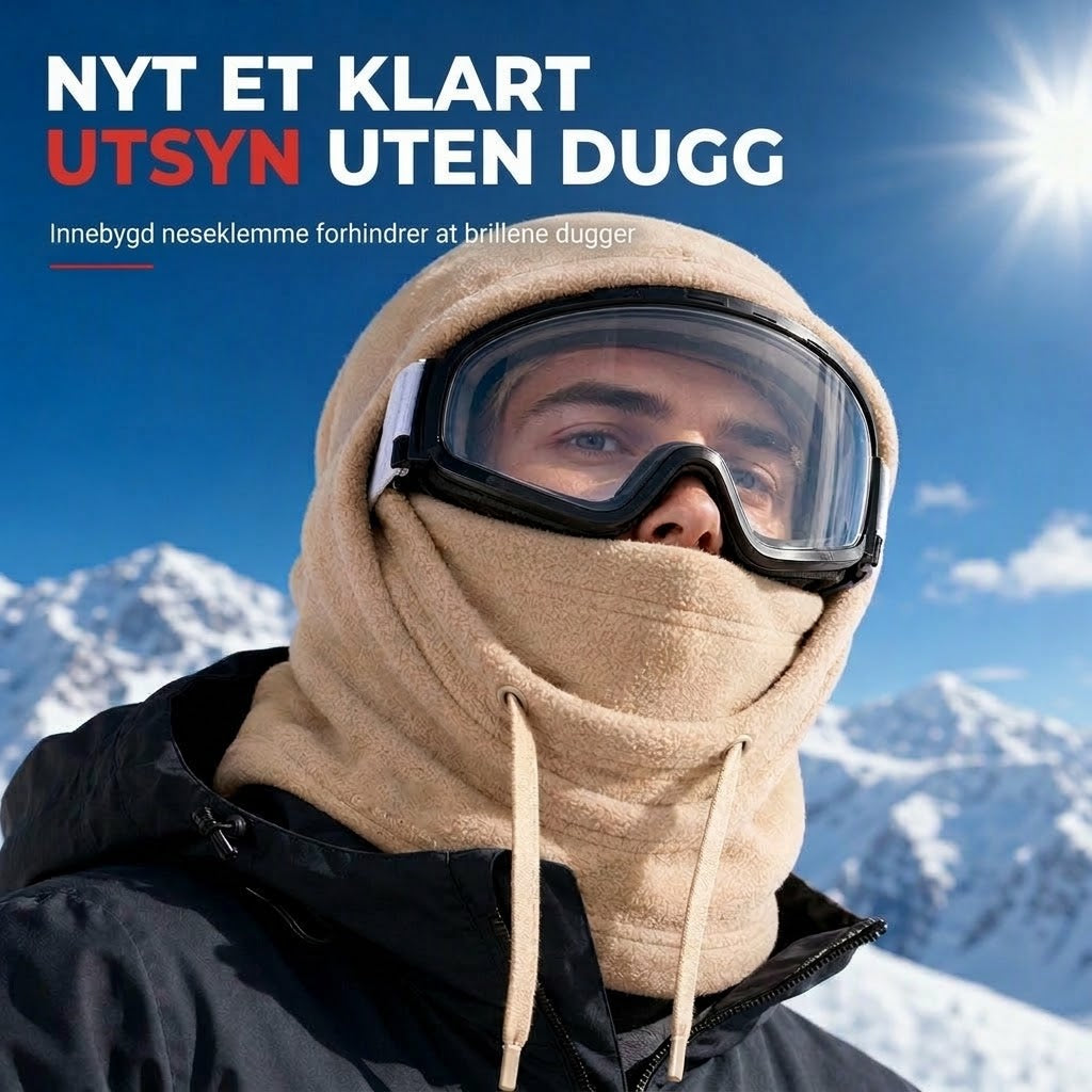 VaraLiving™ Varm skilue og ansiktsmaske for vintersport